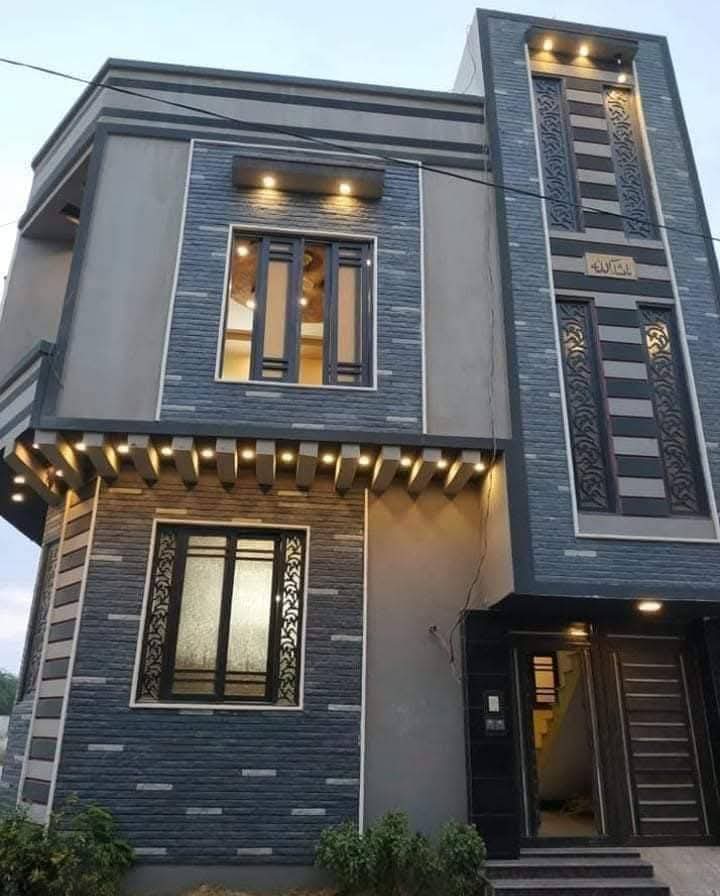 Mixed stone cladding showroom display
